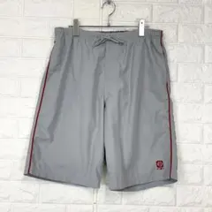 オーシャンパシフィック【M】グレー ショートパンツ 水陸両用 水着 夏 スポーツ