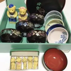 桂由美　食器揃い　5客セット