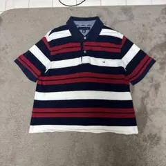 TOMMY HILFIGER ポロシャツ ボーダー柄