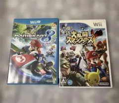 ゲームソフト　Wii 大乱闘スマッシュブラザーズ WiiU マリオカート8