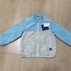【新品・タグ付き】春秋 アウター ジャケット 100㎝ ミントブルー ベージュ