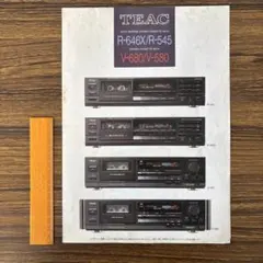 ジャンク TEAC ダブルカセットデッキ W-790R - メルカリ