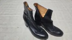 黒の本皮ブーツ　37