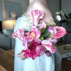 七五三 七五三髪飾り 753ヘッドドレス ピンクflowerの髪飾り♡ - メルカリ