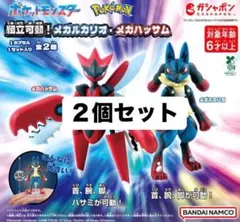 ポケットモンスター 組立可動！メガルカリオ・メガハッサム 2点