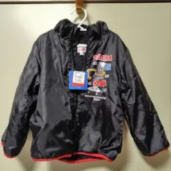 新品 トミカ フリースジャケット 黒 110cm