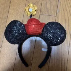 ディズニー　ミニー　カチューシャ　スパンコール