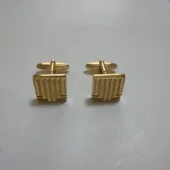 LANVIN カフスボタン ゴールドカラー スクエア型のサムネイル