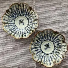 福泉窯 染付市松 八角多用鉢 2客セット - メルカリ