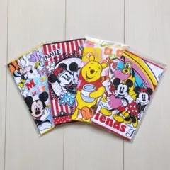ディズニー　キャラクター　ミニタオル　4枚セット　☆新品☆