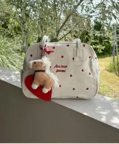 ALLISON BROWN HOLIDAY CANVAS BAG - メルカリ