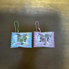 グミチュアチャーム　キーホルダー　サンリオキャラクターズ　ポチャッコ　キキララ
