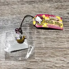 【新品】ハローキティ ご当地 大分限定 金鱗湖バージョン 根付け ストラップ