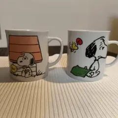 PEANUTS スヌーピー マグカップ 2個セット　ビンテージ