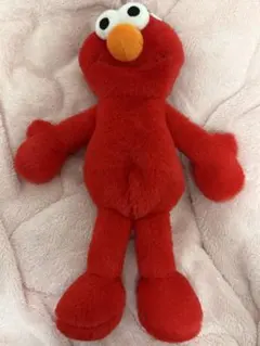 エルモぬいぐるみポーチ カラビナ付き 約25cm　セサミストリート　GU