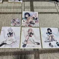 超かぐや姫！ 缶バッジ ミニ色紙 セット 超かぐや姫 ミニ色紙 缶バッチセット - メルカリ