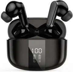 ワイヤレスイヤホン bluetooth6.0 イヤホン IPX7防水 PSE認証のサムネイル
