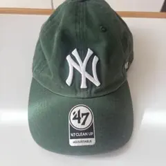 NYロゴ ダークグリーン ベースボールキャップ