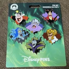 Disney ヴィランズ ピンバッジセット 6種