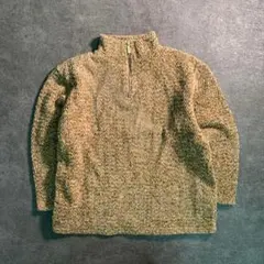 6AS6【Bashecinq Femme】ニット ハーフジップ 古着used