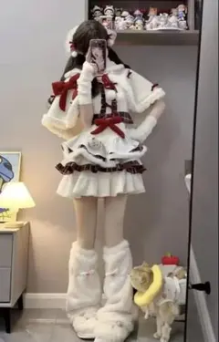 ホワイトサンタ　Sサイズ　クリスマス　コスプレ　かわいい