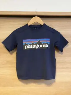 patagonia ネイビー Tシャツ XS (5-6歳)