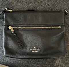 kate spade ブラックショルダーバッグ