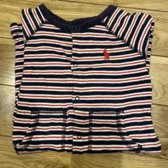 Ralph Lauren ストライプロンパース 6M