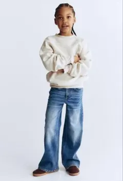 スーパーストレッチワイドレッグデニム　135