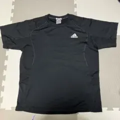 【極美品】adidas CLIMACOOL Tシャツ M 黒 速乾 ジム 筋トレ