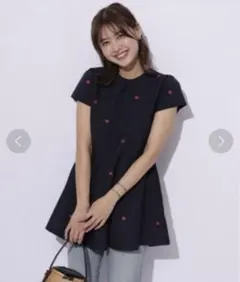 405【美品】Apuweiser-riche ドットニットチュニック