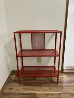 廃盤 IKEA BAGGEBO シェルフユニット バッゲボー レッド - メルカリ
