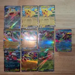 ポケカモンカード RR 10枚 まとめ売り ピカチュウex ニャースex