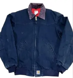 90s USA製　カーハート　サンタフェジャケット　ネイビー　J13 神フェード Carhartt CARHARTT カーハート 00S VINTAGE Santafe Jacket