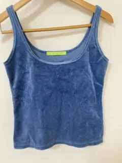 EGOIST ベロア生地　タンクトップ　マキシワンピ