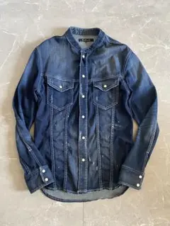 black by vanquish バンキッシュ デニムシャツ ヴィンテージ S