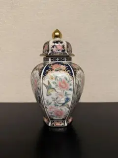 七宝焼 熱化工業 透釉 花鳥文 花瓶 - メルカリ