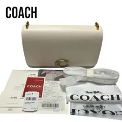【新品タグ有】COACH バンディット ショルダーバッグ ホワイト cc416