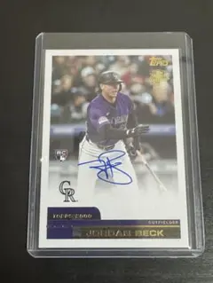 Topps 直筆サインカード ジョーダンベック