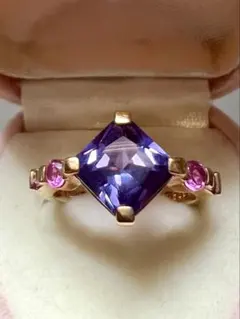 ９２５シルバーリング天然石ピンクサファイヤ指周り8cm可３５号から３７号位 925シルバーリング天然石ピンクサファイヤ指周り8cm可35号から