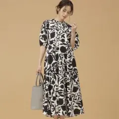 ら*な様 パフスリーブサックワンピース 半袖