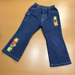 ミキハウス　デニム　パンツ　ロングパンツ　ズボン　100