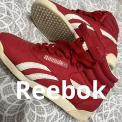Reebok 赤　23cm ハイカットスニーカー　Reebok Classic