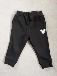 ミッキーマウス スウェットパンツ 黒