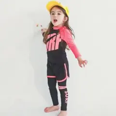 ラッシュガードセット キッズ 水着セット140㎝ 女の子 3点セット