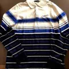 ストライプポロシャツ　コムサデモード　トップス　メンズ　ボーダー