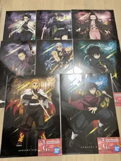 鬼滅の刃 一番くじ G賞ポスターコレクション 8枚セット