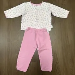 UNIQLO キルトパジャマ　花柄　110