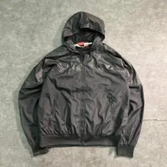 6TLA1【PUMA】裏メッシュ　トラックジャケット　黒　スポーツ　古着