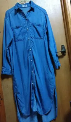 any FAM デニムロングシャツ